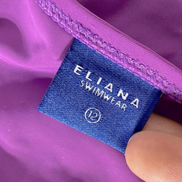 5/$25 Eliana Swimwear Purple Bikini Bottom 12 - Picture 3 of 10